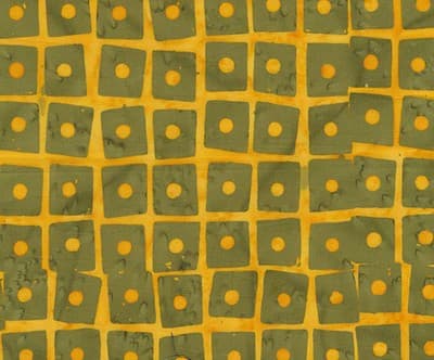 Stenographer's Notebook Batik Cotton Block Cheddar 726Q 2