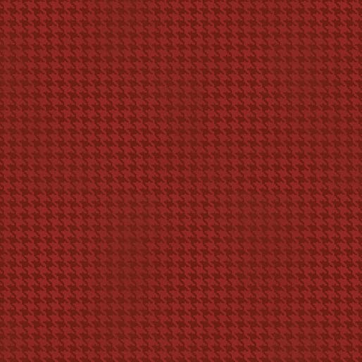 Blushed Houndstooth Basic Red 0756410B