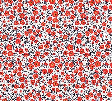 Pocket Posies Floral Dapple Red