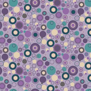 Bubble Dots Basics Purple 9612-58