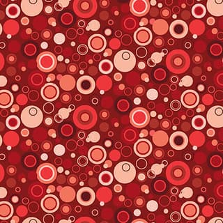 Bubble Dots Basics Red 9612-88