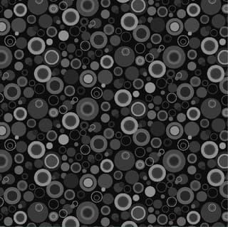 Bubble Dots Basics Black 9612-98
