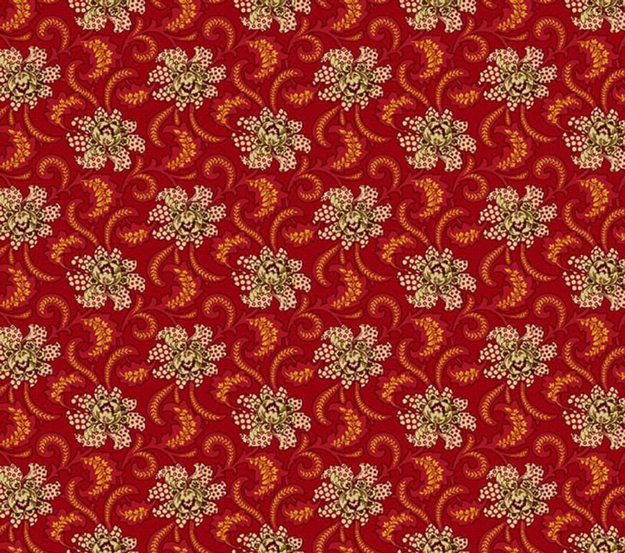 Baubles & Balsam Cranberry Holiday Foulard 986 88