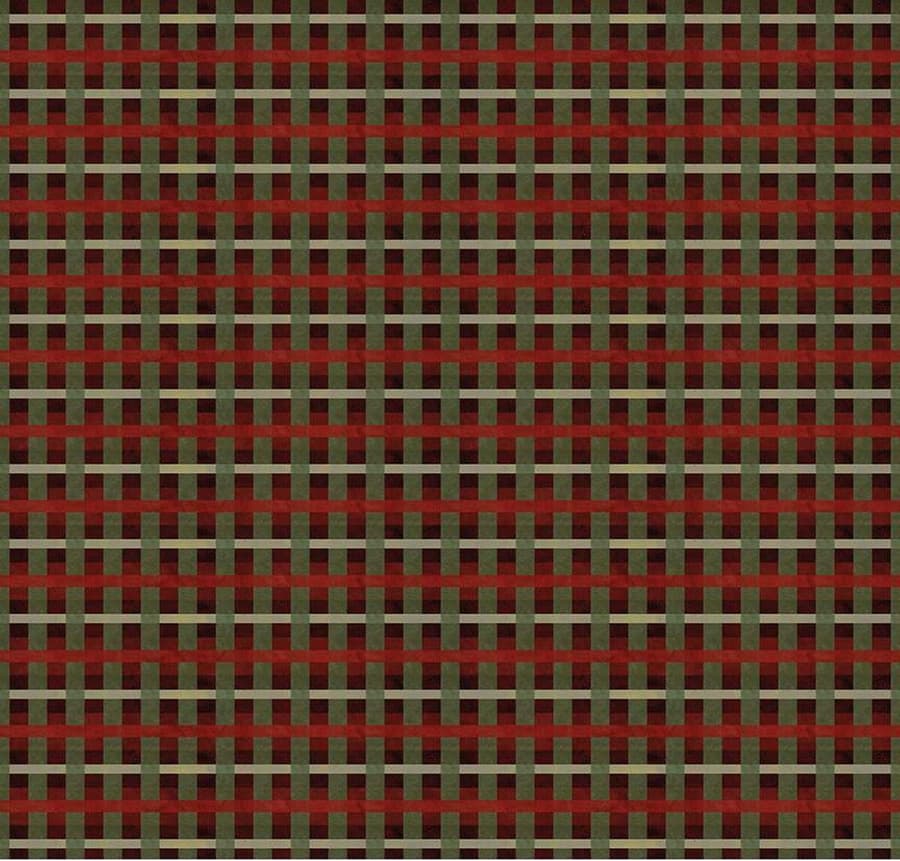 Up On The Housetop Plaid Cranberry C14735