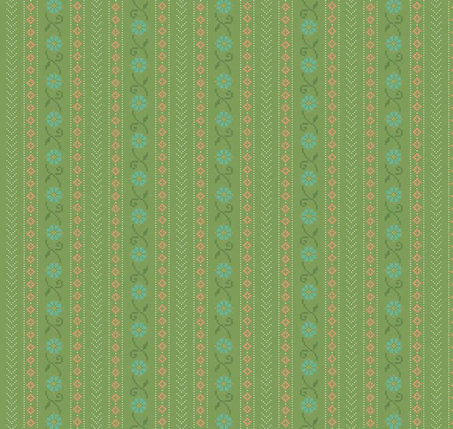 First Blooms Cross Stitch Keylime C16325