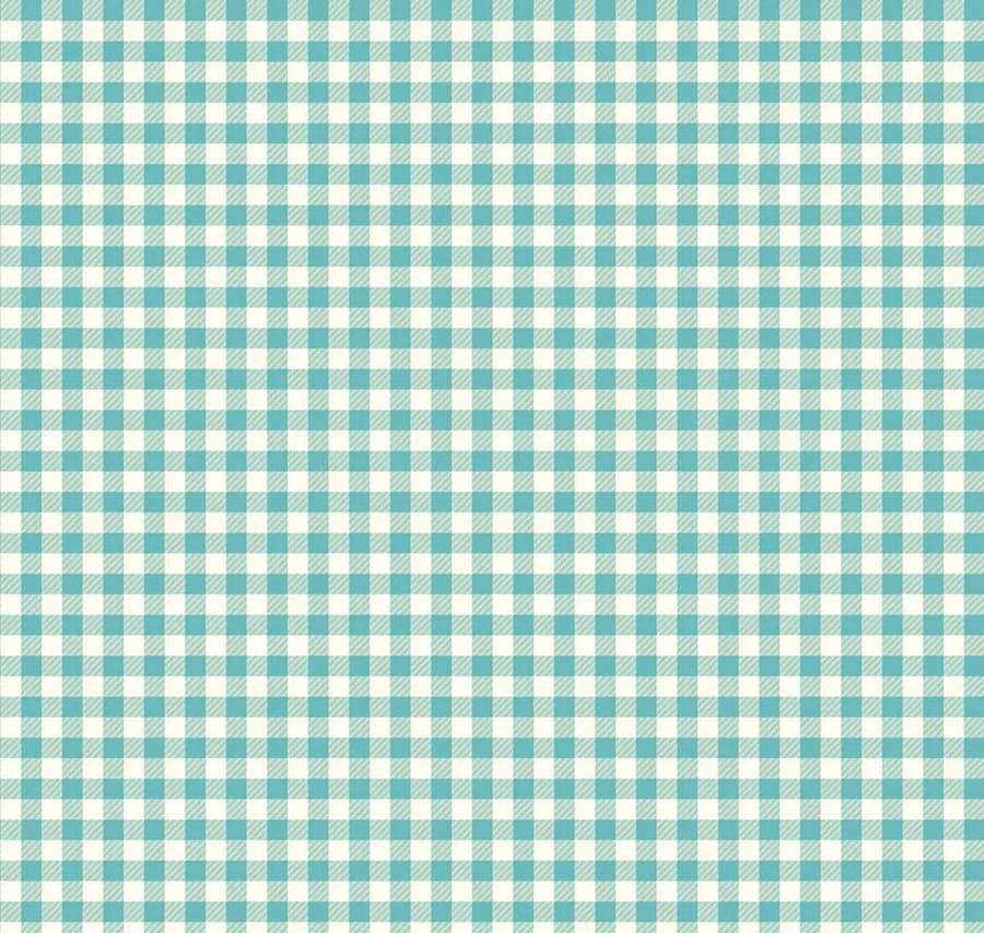 First Blooms Gingham Glacier C16328