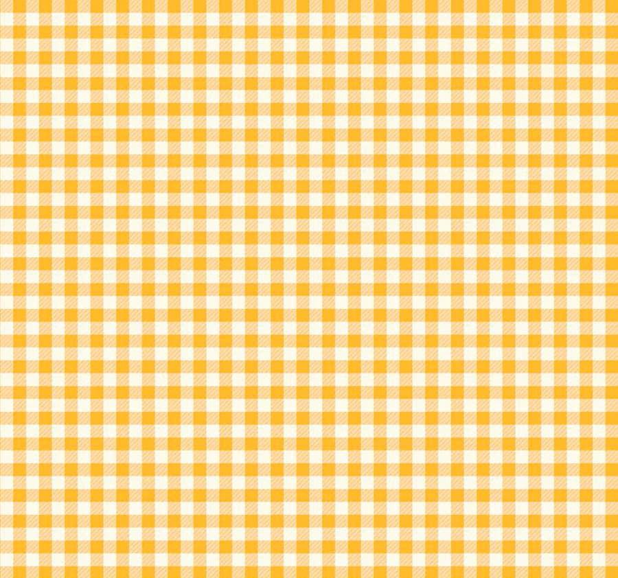 First Blooms Gingham Yellow C16328