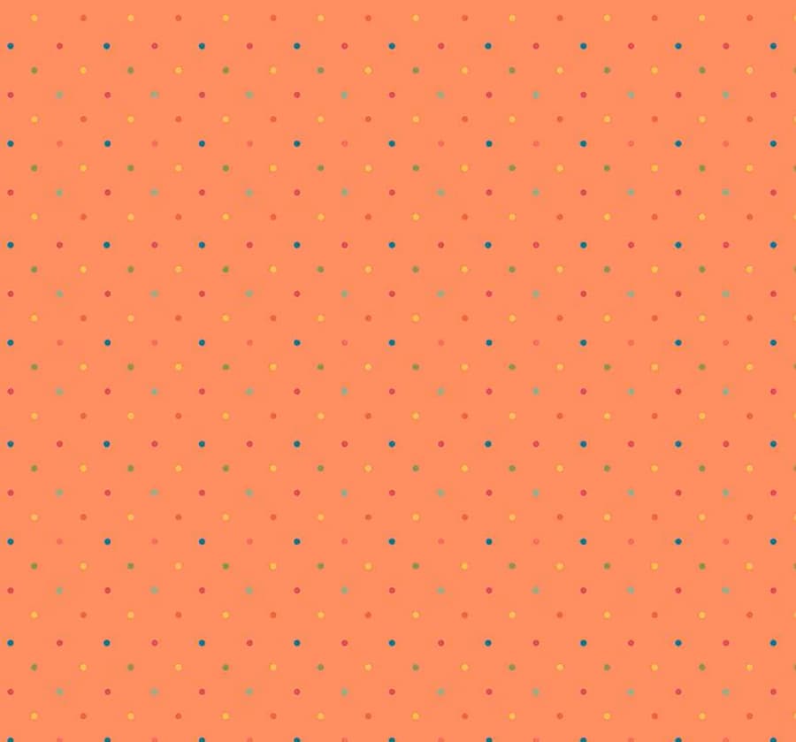 First Blooms Dots Orange C16329
