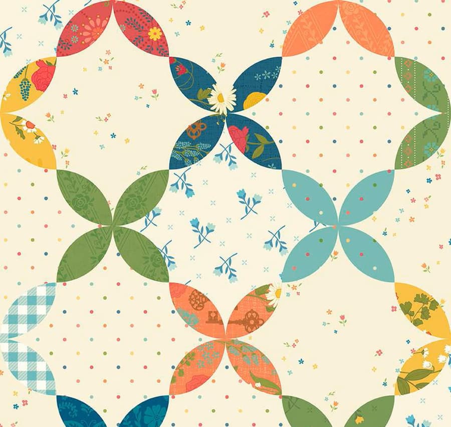 First Blooms  Cheater Print Multi C16330