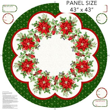 Yuletide Traditions White Multi Tree Skirt DP26115 10