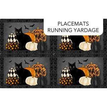 Hallow's Eve  Placemats Black Multi DP27082-99