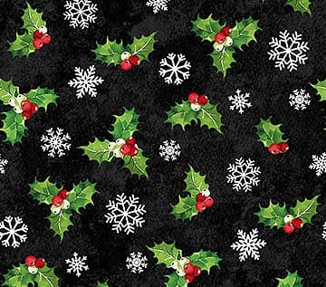 Sugar Coated Holly Black Multi DP27148-99