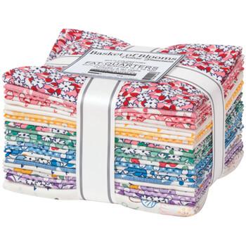 Darlene Zimmerman Basket of Blooms Fat Quarter Bundle (22 pieces)