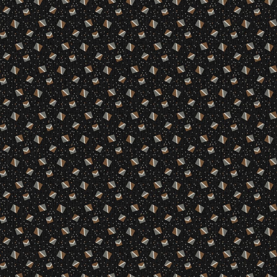 Haberdashery Sm Block Toss Black Multi F28546-99