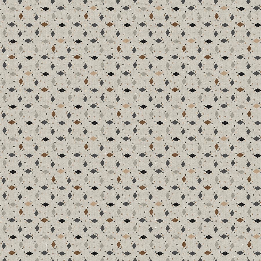 Haberdashery Diamond Toss  Light Gray Multi F28549-92