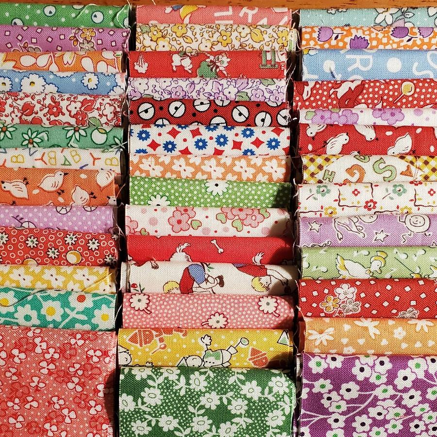 Vintage 30's 40 2.5 Strip set Assorted