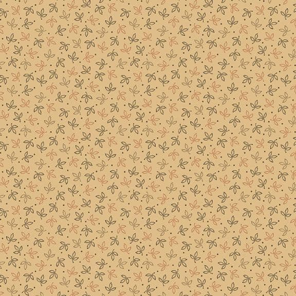 Cheddar & Coal III Leaves Beige R171480D