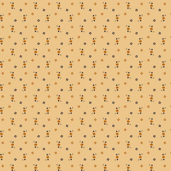 Cheddar & Coal III Triangle Dots Cream R171481D