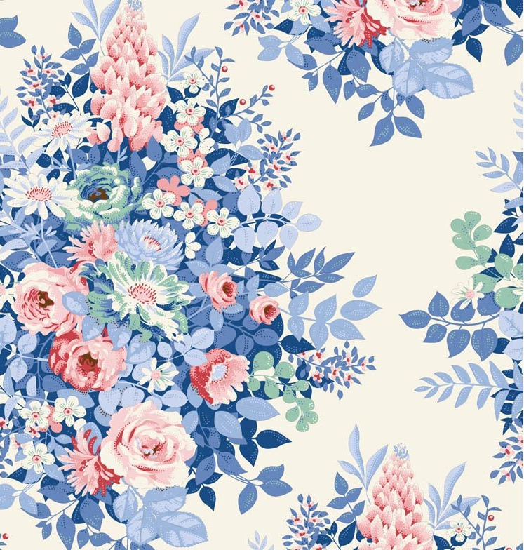 Something Blue Whimsyflower  Cream 100665