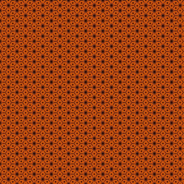 No Tricks, Just Treats  Hex Star Orange/Black 1334 39