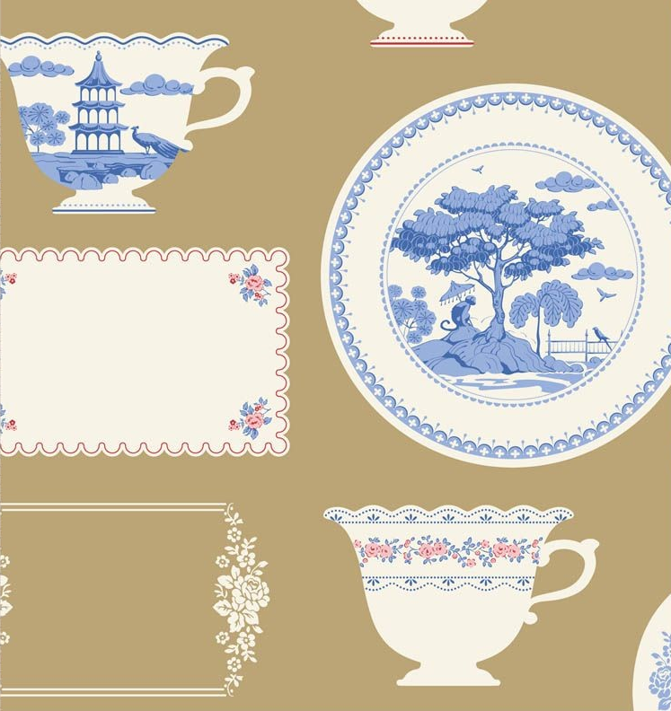 Something Blue  Blender Labels Ochre 110172