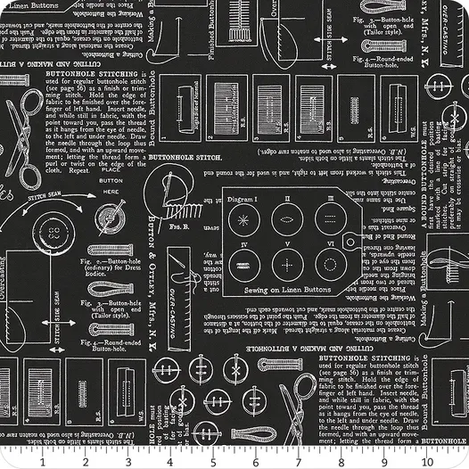Sew America Sew Notes Black