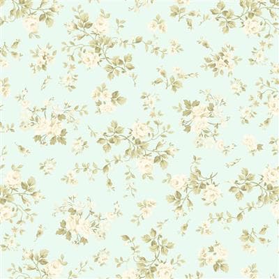 Charlotte Rose Bunches Light Turquoise Y4614-100