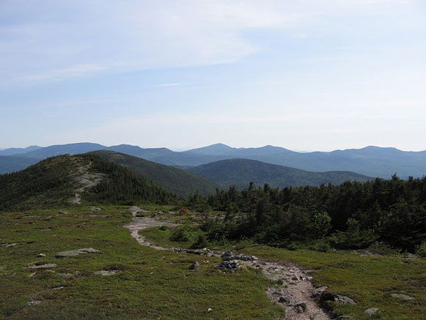 Appalachian trail on Saddleback