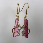 Maine Watermelon Tourmaline Earrings