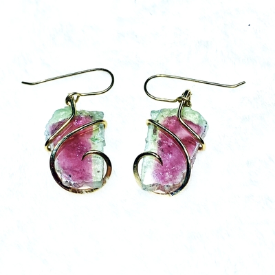 Maine Watermelon Tourmaline Slices