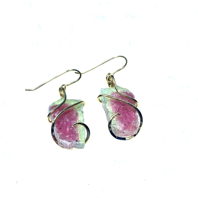 Maine Watermelon Tourmaline Slices