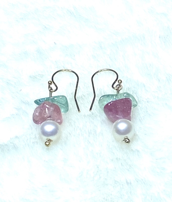 Maine Tourmaline and Pearl