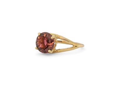 Deep Red Tourmaline Ring