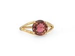 Deep Red Tourmaline Ring