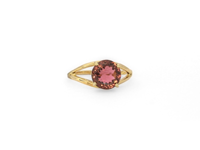 Deep Red Tourmaline Ring