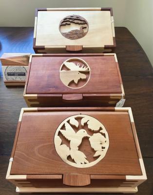 Locally Handcrafted Wood Boxes