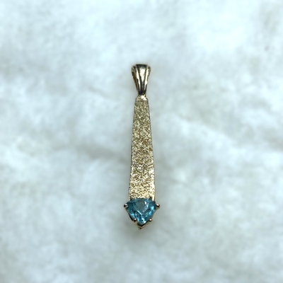 Blue Maine Tourmaline Pendant