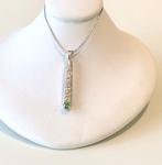 Light Blue Green Maine Tourmaline Pendant