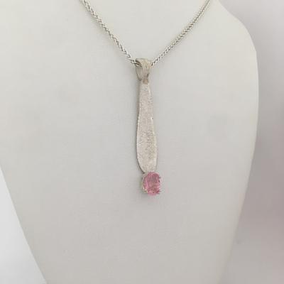 Pink Maine Tourmaline Pendant