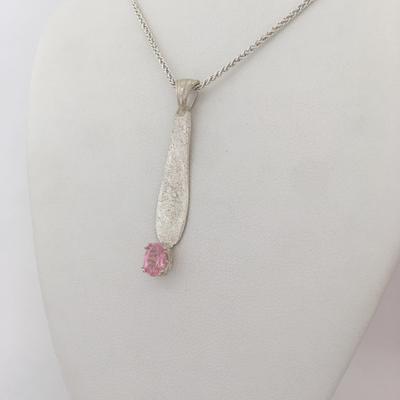 Pink Maine Tourmaline Pendant