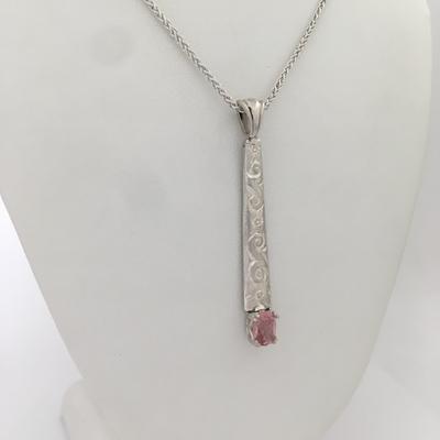 Pink Maine Tourmaline Pendant