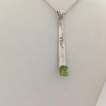 Green Maine Tourmaline Pendant