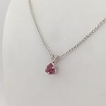 Pink Maine Tourmaline Trillion Pendant