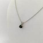 Green Maine Tourmaline Trillion Pendant