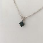 Blue Faceted Maine Tourmaline Pendant