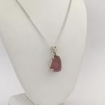 Pink Maine Tourmaline Cabochon Pendant