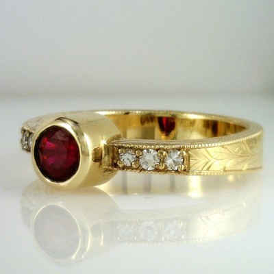 Ruby and Diamond Ring