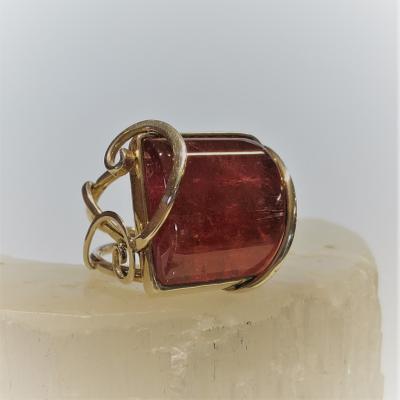 SOLD: Stunning Pink Maine Tourmaline Ring