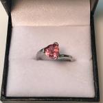 Pink Maine Tourmaline Ring