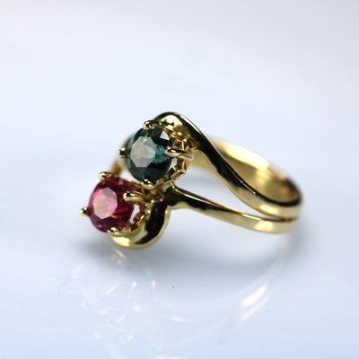 Pink and Blue  Maine Tourmaline